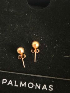 Plain Ball Stud Earrings
