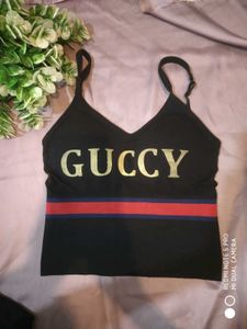 Stylish Black Crop Top