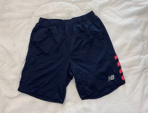 New Balance Navy Running Shorts