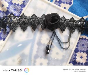 Black Lace Choker Necklace