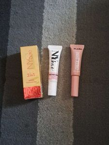Nybae 3 in 1 Serum Foundation &amp; Zudio Cheek Shine