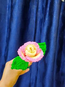 Crochet Rose Flower Handmade