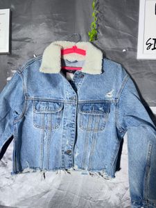 Abercrombie &amp; Fitch Jacket with Sherpa Collar