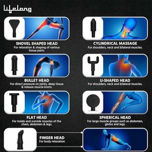 Portable Massage Gun with 8 Attachments
