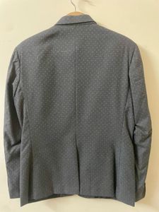 Grey Printed Blazer