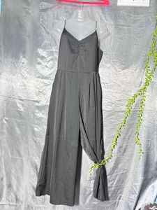 H&amp;M Elegant Black Wide-Leg Jumpsuit