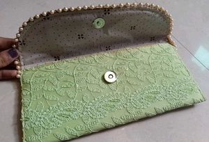 Elegant Embroidered Clutch Bag
