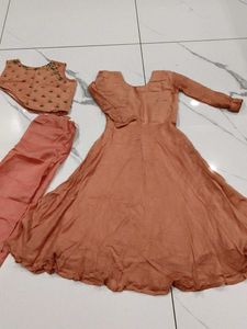 Embellished Peach kurti