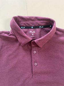 FLX Men's Purple Polo T-Shirt
