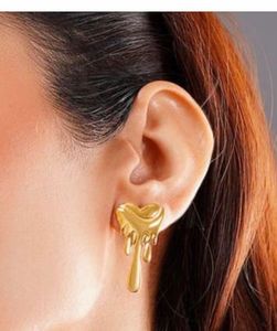 Heart Drip Earrings