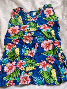 Blue Floral Top🎐