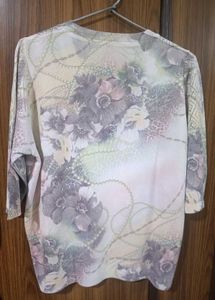 Boho Abstract Print Top 🤩  ( Fix Price )