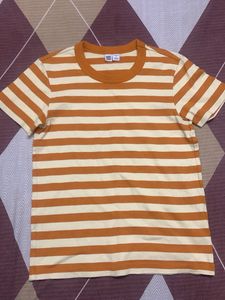 Striped Orange & Cream T-Shirt