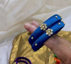 beautiful silk thread Bangles