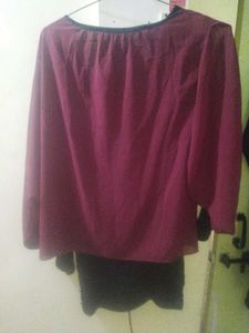 Maroon Top