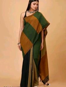 Striped Cotton Saree
