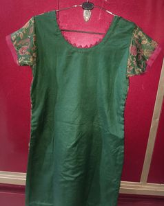 Green Floral Kurti