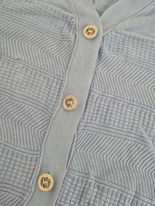 Light Blue Knit Cardigan