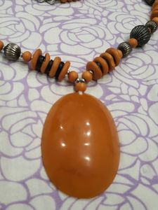 Orange Statement necklace