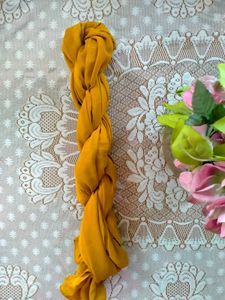Vibrant Yellow Dupatta Scarf