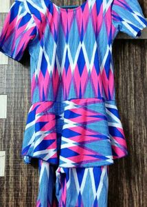 Girls' Colorful One-Piece Swimsuit