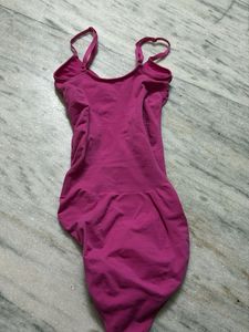 underneat V-Neck Ruffled Pink Camisole