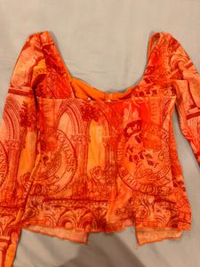 Glassons Abstract Corset Top