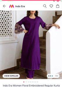 Women Floral Embroidered Kurta Set