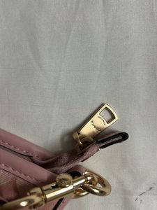 Coach Pink Signature Hobo Shoulder Bag