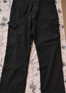 Black baggy Cargo Pants
