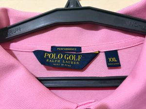 Men's Pink  Ralph Lauren Polo Golf T-Shirt OG
