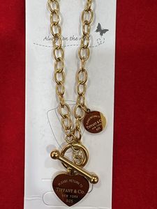 Tiffany &amp; Co. Heart Toggle Necklace