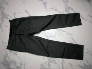 Men's Gray Slim Fit Trousers