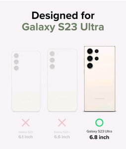 Samsung 23 Ultra CC Transparent Silicon Back Cover