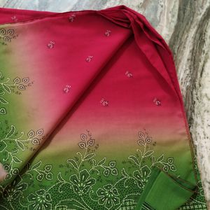 Watermelon Saree