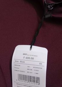 XS size Burgundy One-Shoulder ruffle Bodycon Dress