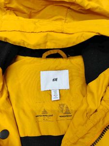 Vintage Yellow Hooded Jacket