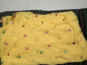 Yellow Embroidered Kurta Set with Dupatta