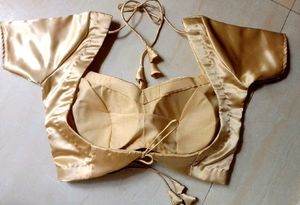 Backless Golden Blouse(Padded)