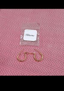 Korean Small Hoop Golden 🆕 Earrings