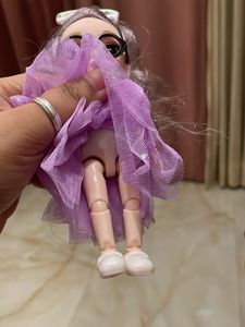 Cute Doll Keychain with Glasses