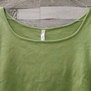 Lime Green Long Sleeve Top