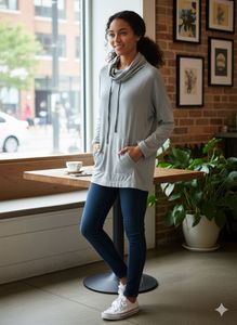 Comfy Cowl Neck Pullover