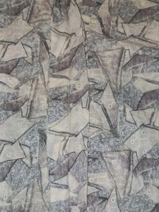 Unique Abstract Print Button-Up Shirt