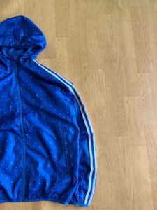 Adidas Blue Windbreaker Jacket