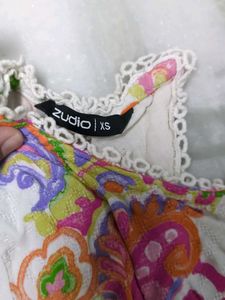 Colorful Paisley Print Dress