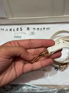 OG Charles &amp; Keith White Tote Bag