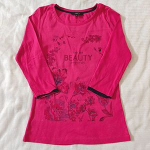 Madame Pink Floral Print T-Shirt