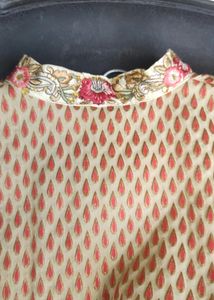 Heavy Work Embroidery Kurti With dupatta