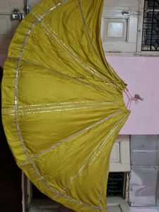 Vibrant musterd  Ethnic lehgha choliwith Silver Em